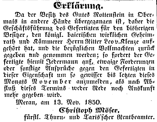Erklärung.